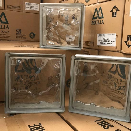 Gạch kính Mulia glass block cung cấp cho dự án bệnh viện Hồng Ngọc