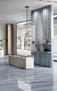Marble ốp nền showroom