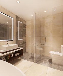 Gạch Lát Nền Polished Vân Marble Beige Vàng GF5.DY12617-MARFI (600x1200mm)