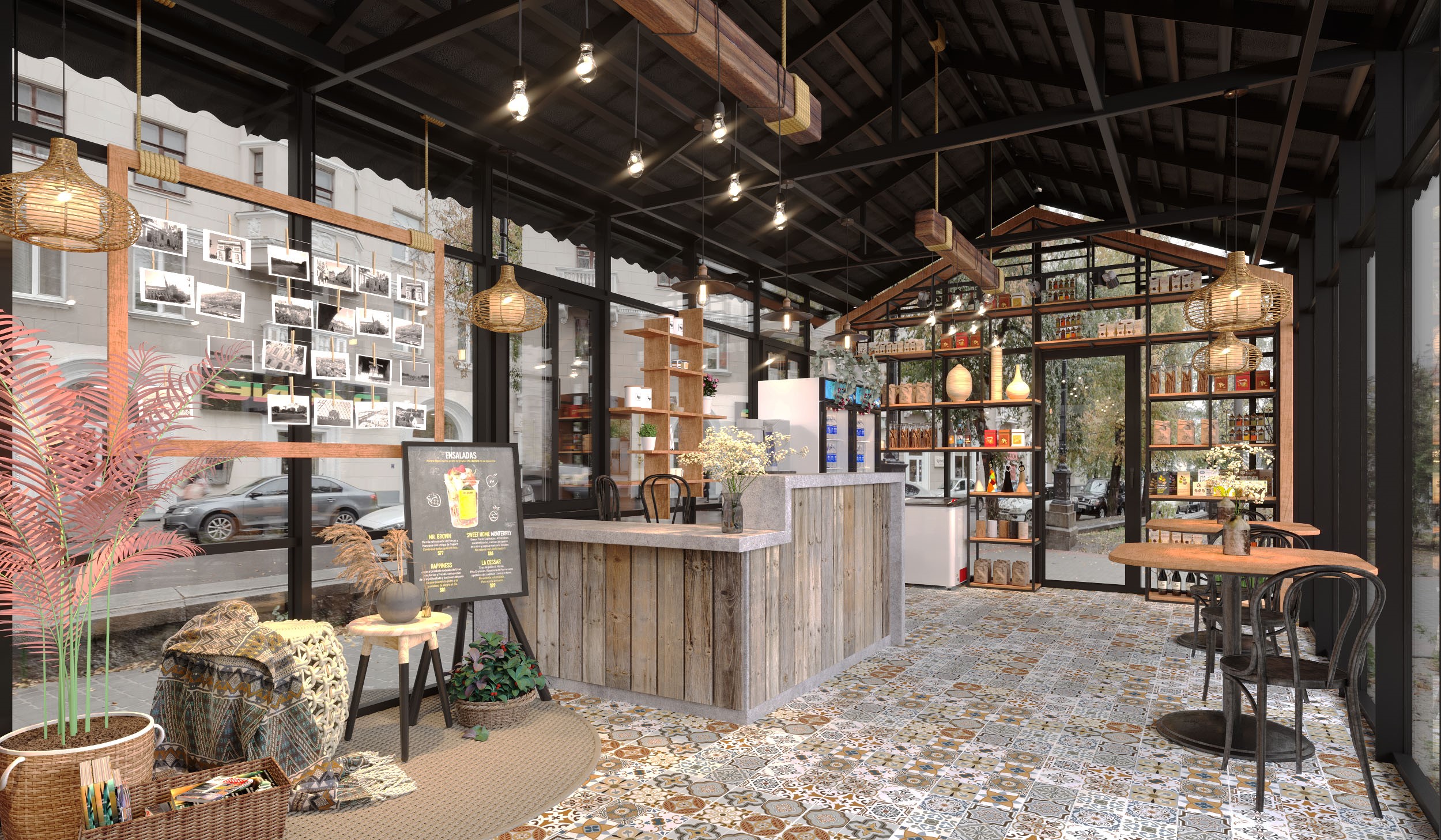 Gạch Bông GF.F066 Mix Hoa (300x300mm)