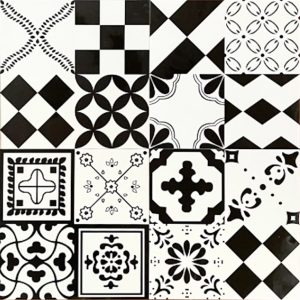 Gạch Bông GF.F068 Bộ Mix Đen Trắng (300x300mm)