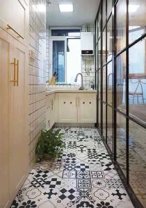 Gạch Bông GF.F068 Bộ Mix Đen Trắng (300x300mm)