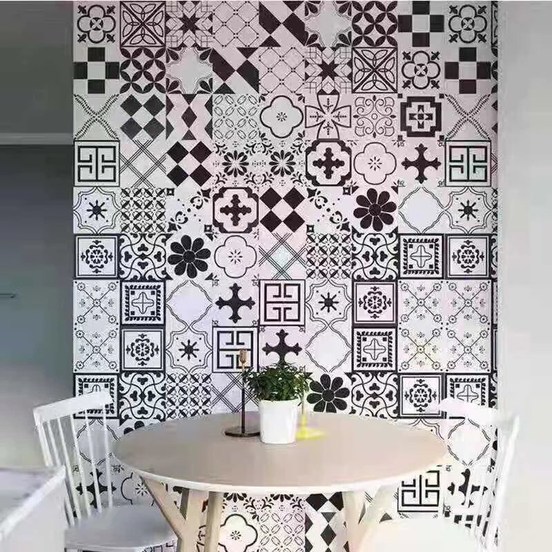 Gạch Bông GF.F068 Bộ Mix Đen Trắng (300x300mm)