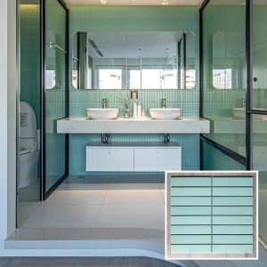 Gạch Mosaic Thanh Mờ Xanh Ngọc GF29.Y33F825