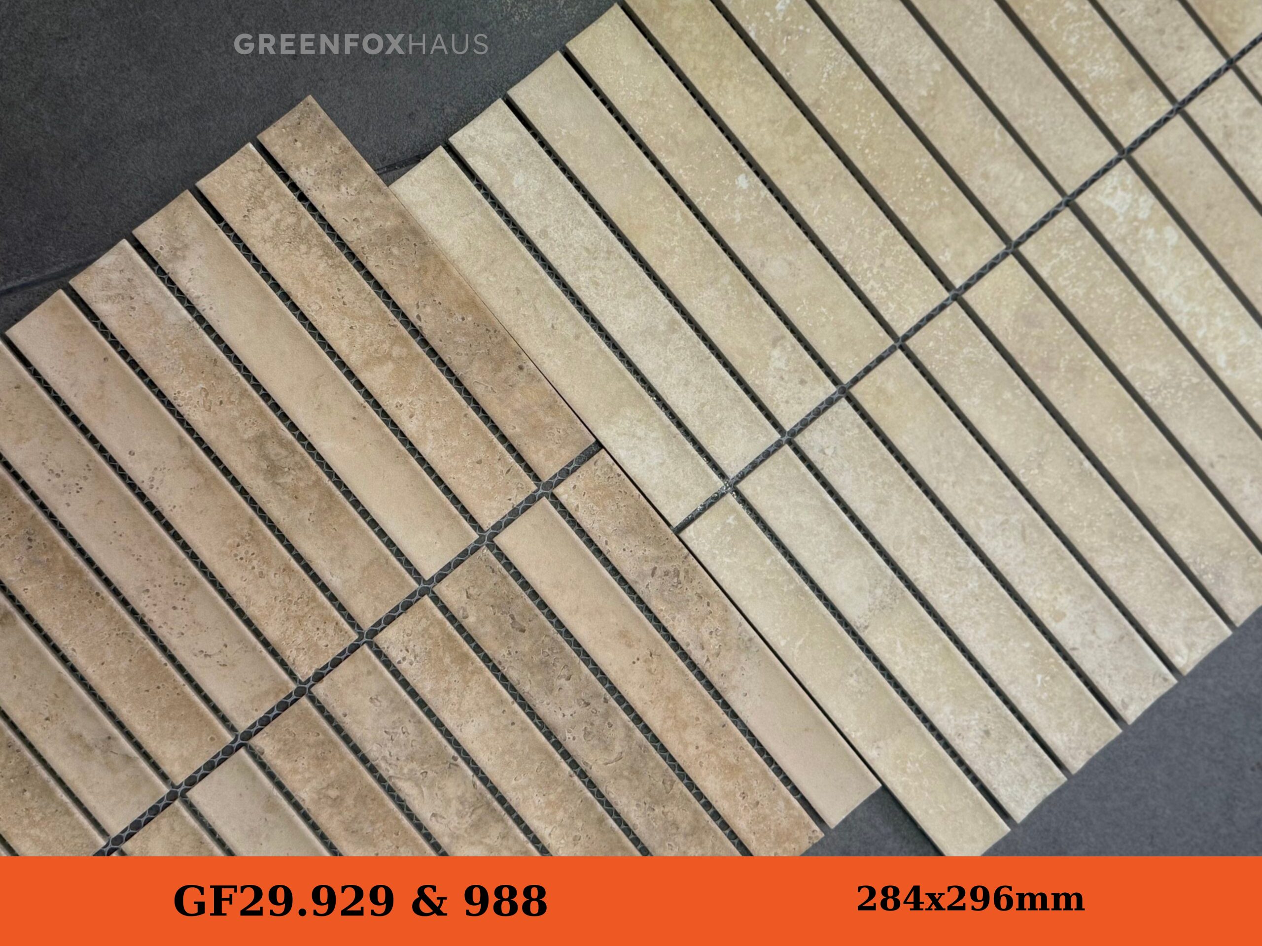 GF29.929 & GF29.988 GẠCH THẺ LÕM 284×296mm