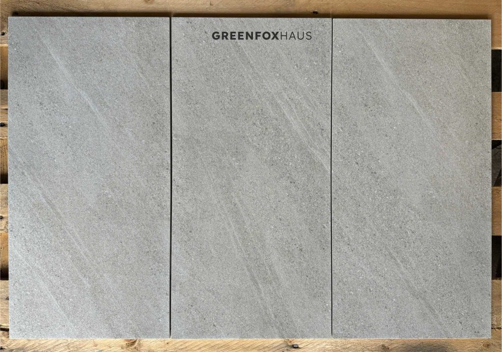 Gạch lát nền sân vườn 30x60 vân giả đá, xương đồng chất, bề mặt matt