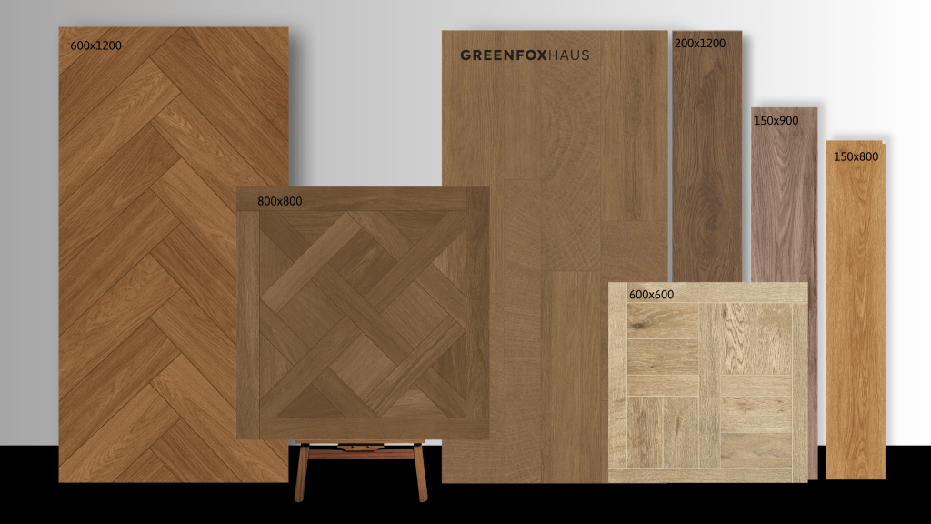 Những kích thước gạch lát nền giả gỗ phổ biến tại Greenfox