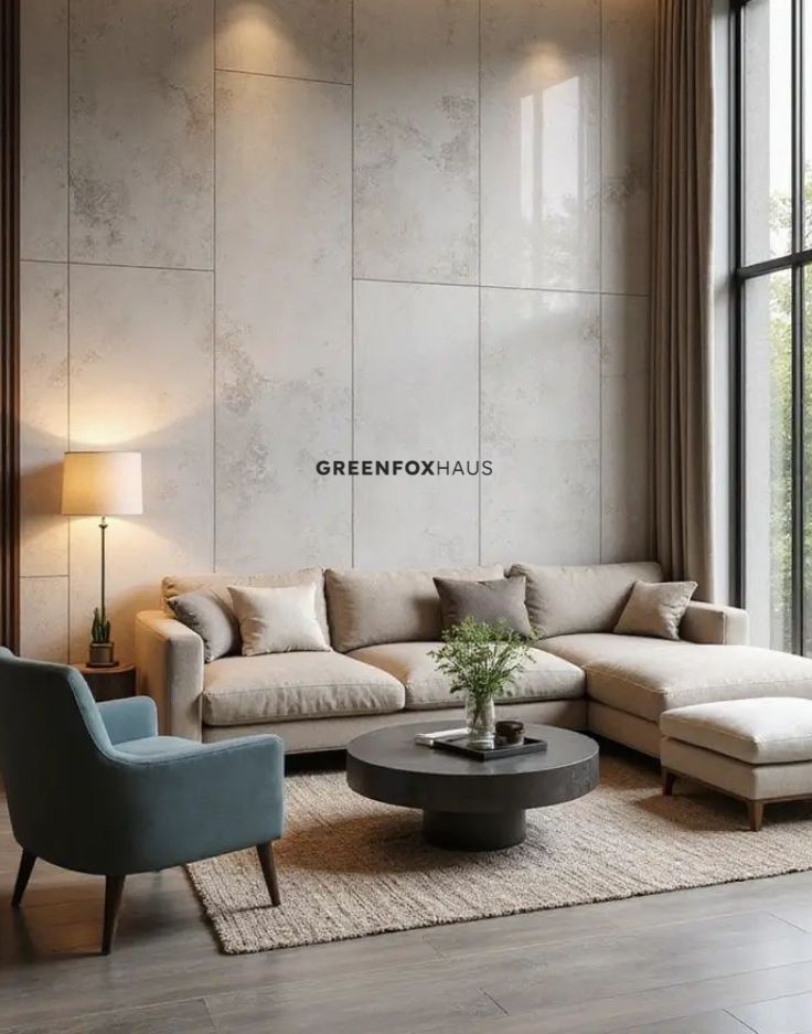 Gạch marble cho tường phòng khách