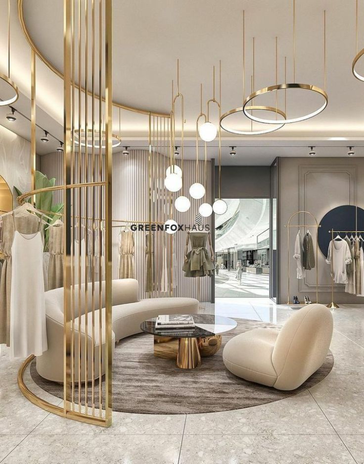 Gạch ốp lát terrazzo cừa hàng thời trang phong cách sang trọng và hiện đại