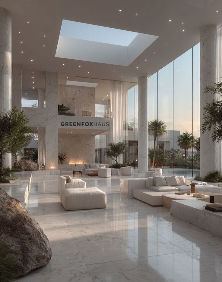 Gạch mable trắng cho sảnh chờ khách sạn 