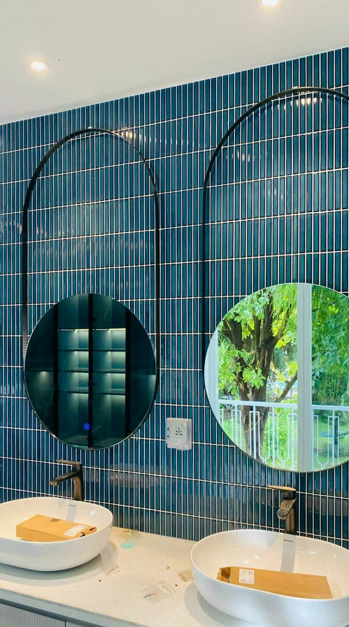 Gạch Trang Trí Mosaic Thanh Đũa Xanh Biển GF.14504