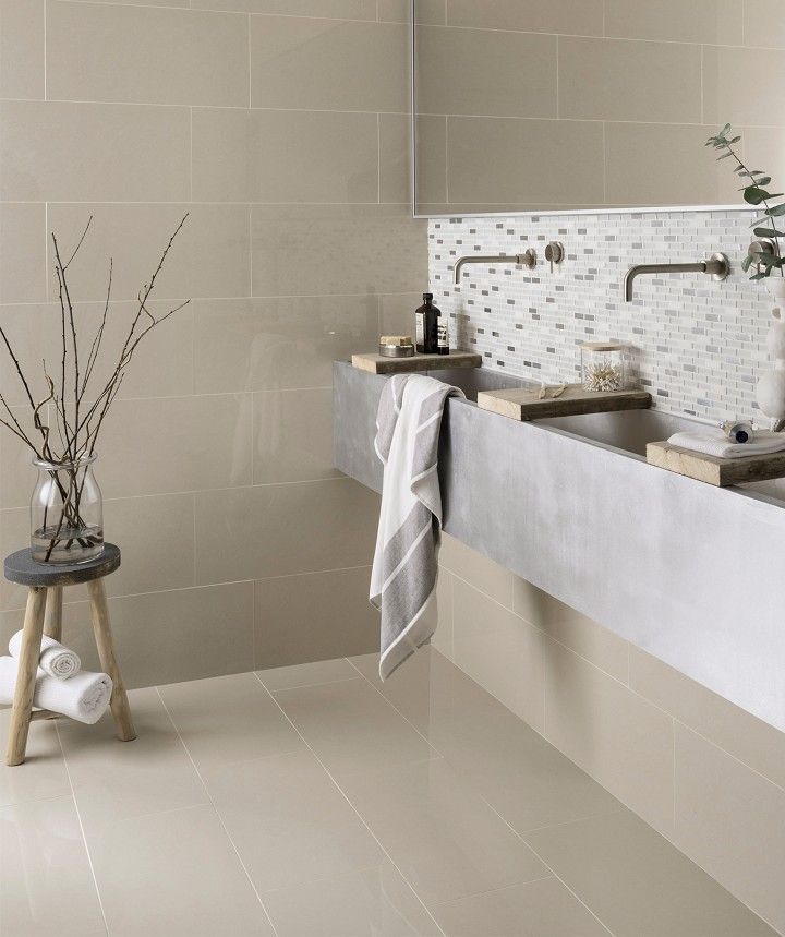 Chất liệu Polish dễ vệ sinh cho khu vực lavabo