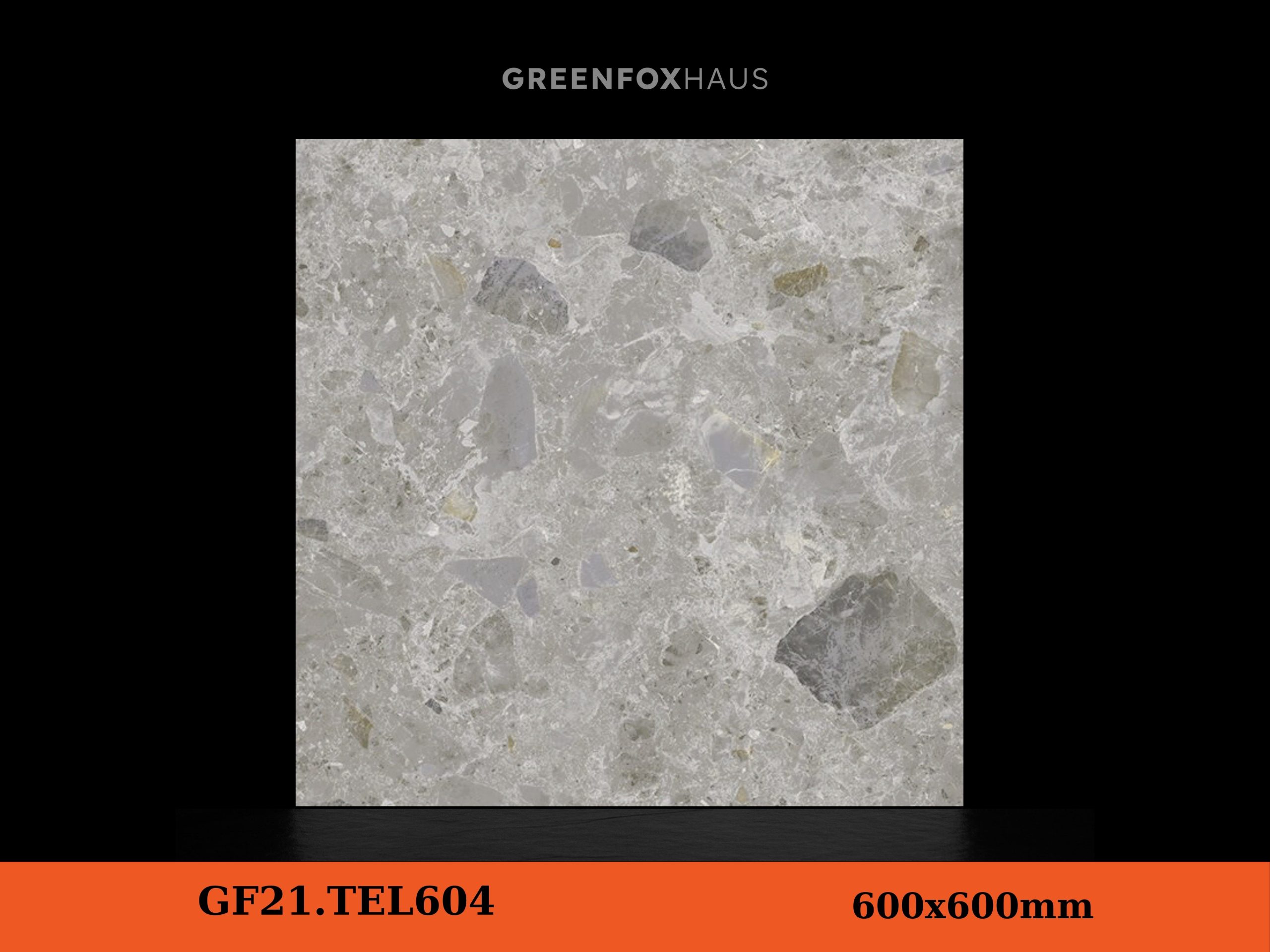 Gạch Lát Nền Matt Vân Đá Terrazzo GF21.TEL604 (600x600mm)