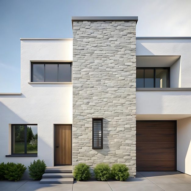 Gạch ốp tường giả đá ngoài trời đẹp