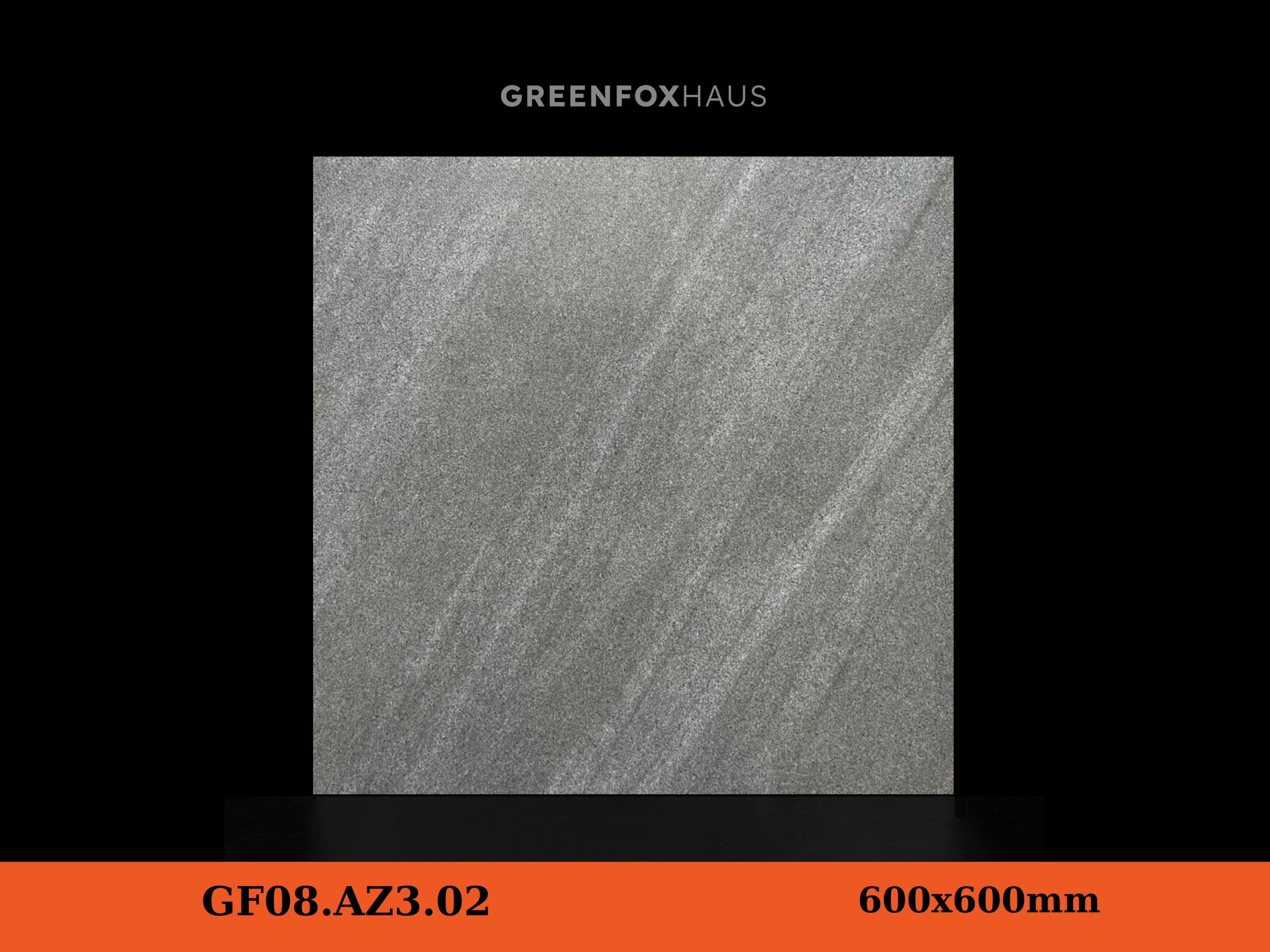 GẠCH ỐP LÁT MATT VÂN ĐÁ MÀU THAN GF08.AZ3.02 (600×600MM)