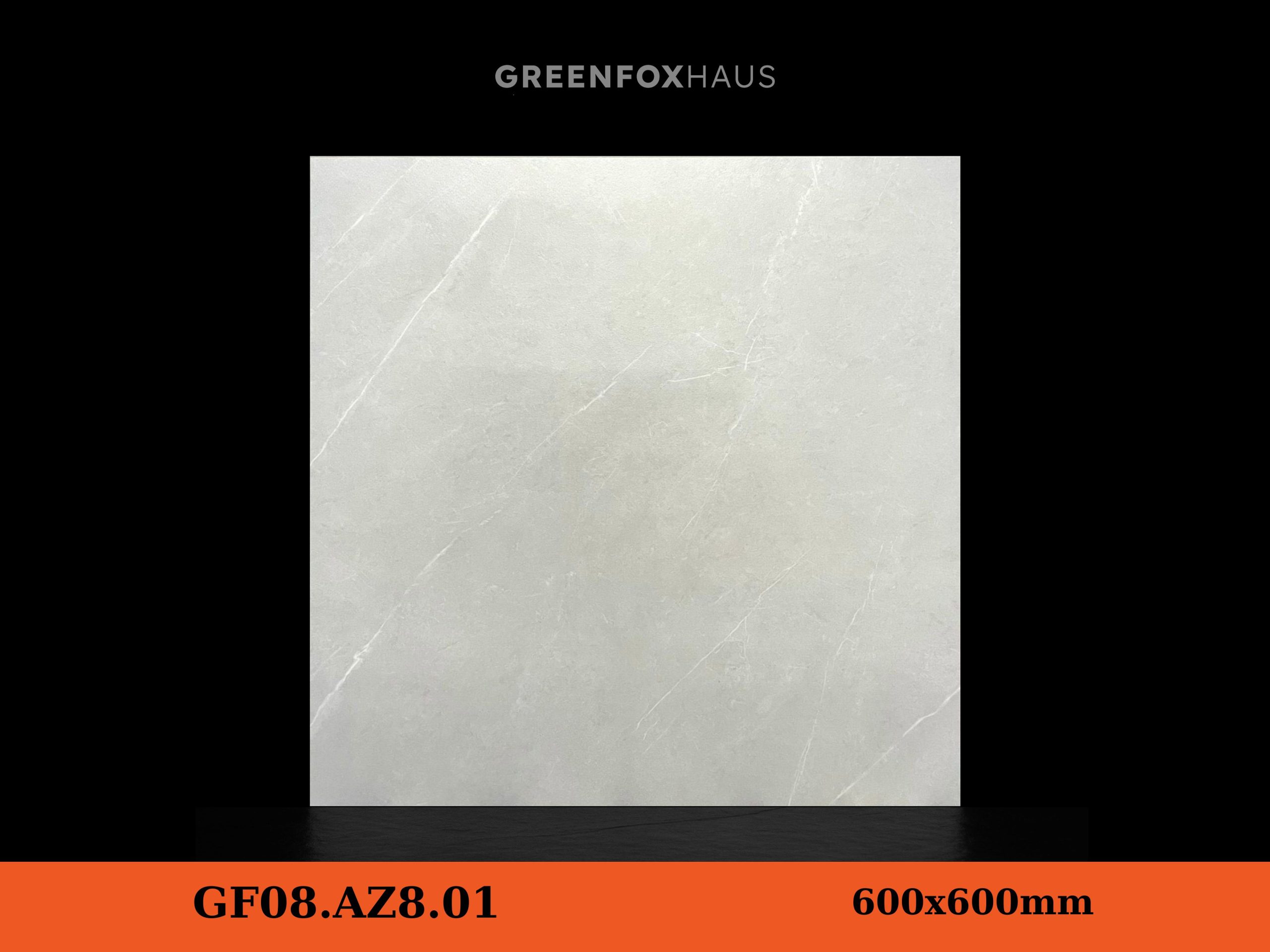 GẠCH LÁT NỀN MATT VÂN ĐÁ MÀU XÁM SÁNG GF08.AZ8.01 (600x600mm)