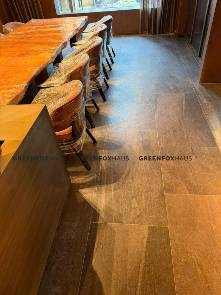 Sàn nhà hàng JW Marriott Hotel Saigon lát gạch 600x1200 chống trượt cao cấp