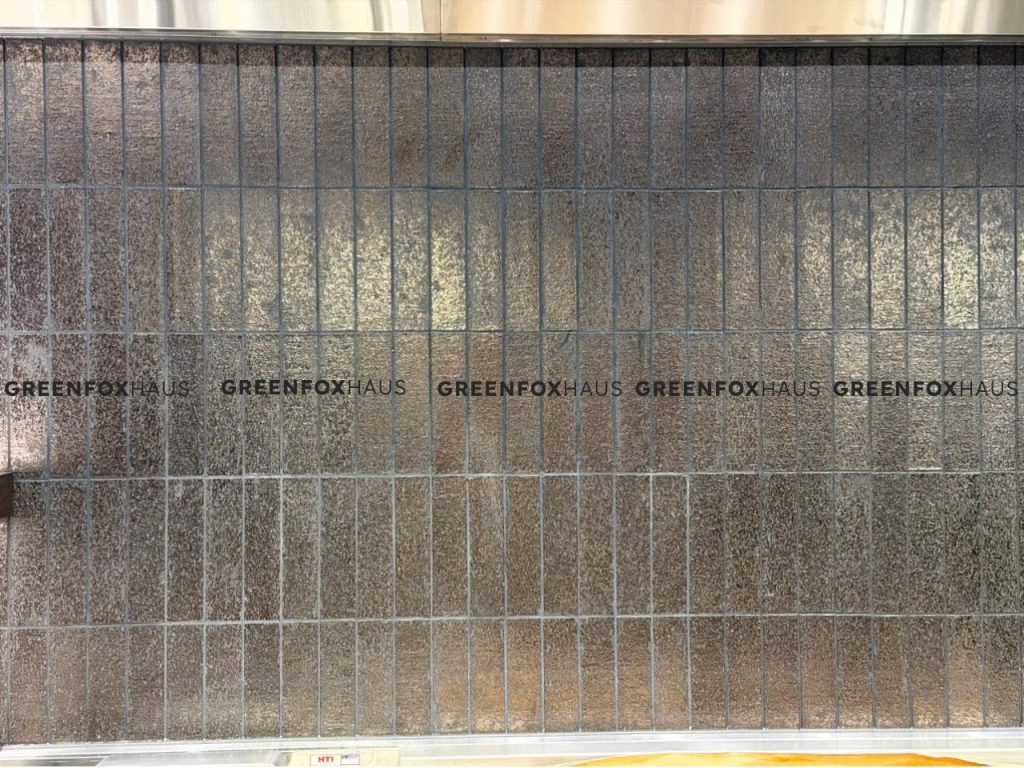 Chi tiết gạch thẻ cao cấp ốp tường khu bếp nhà hàng JW Marriott Hotel Saigon