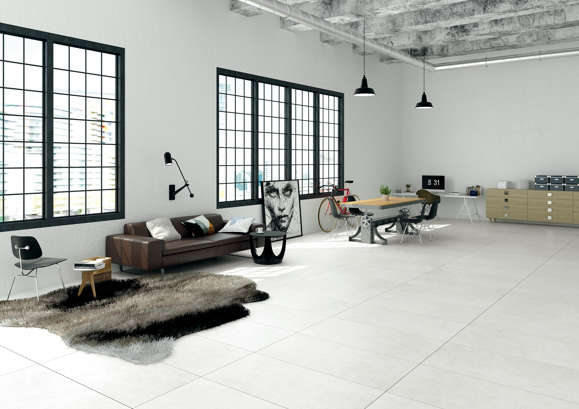 GẠCH ỐP LÁT MATT VÂN XI MĂNG GF37.GCA01 (600x600mm / 600x1200mm / 300x600mm)