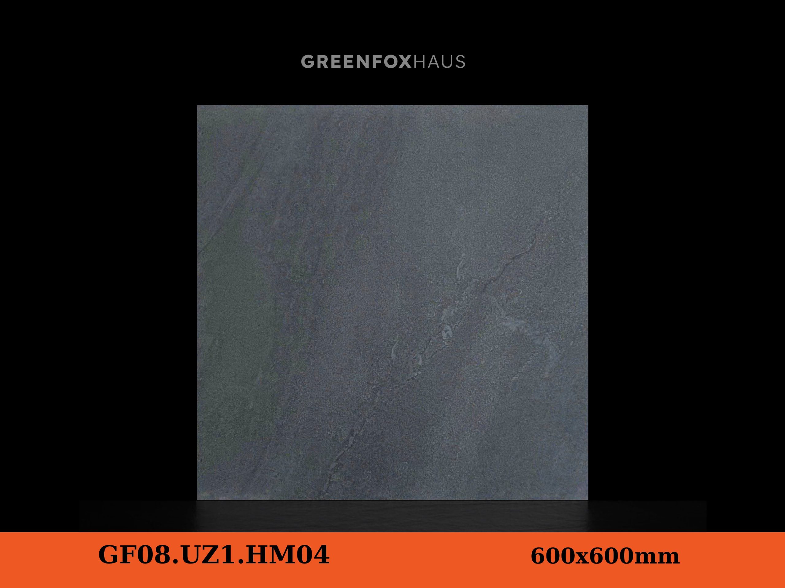 GẠCH LÁT NỀN MATT VÂN ĐÁ THAN ĐẬM – GHI THAN GF08.UZ1.HM04 (600x600mm)