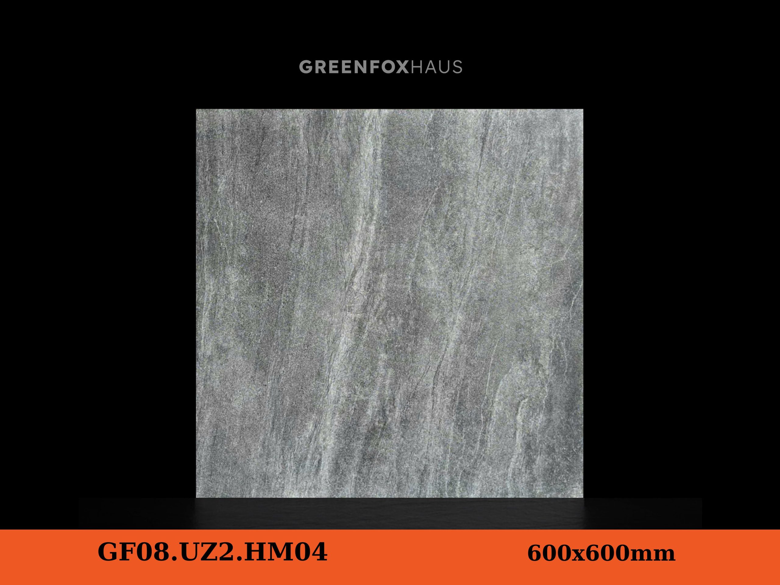 GẠCH LÁT NỀN MATT VÂN ĐÁ MÀU XÁM ĐẬM GHI LẠNH GF08.UZ2.HM04 (600x600mm)