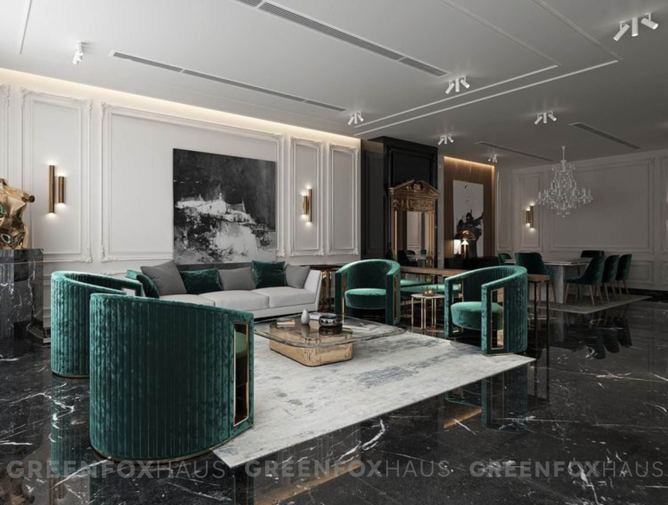 gạch lát nền 60x60 màu đen vân đá marble cao cấp cho phòng khách biệt thự