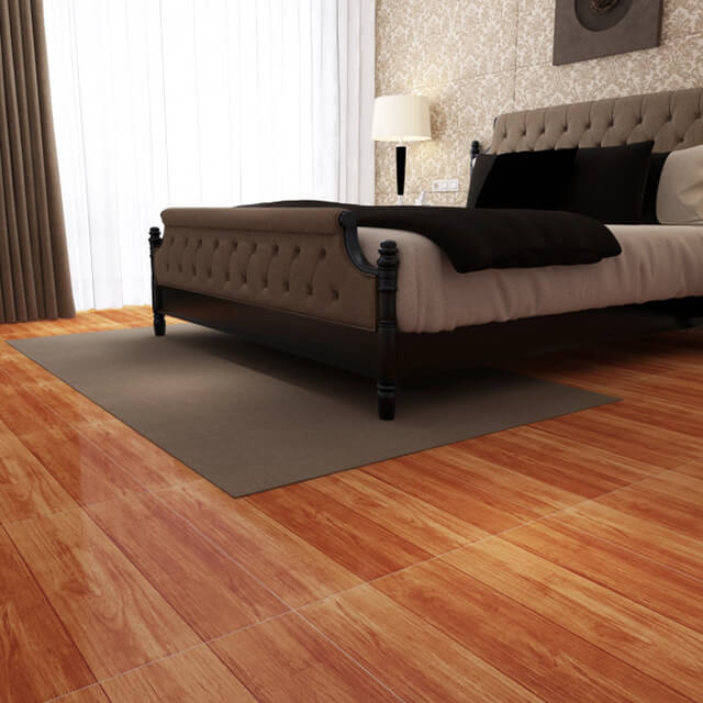 gạch lát nền 50x50 Viglacera giả gỗ phòng ngủ ấm cúng tự nhiên