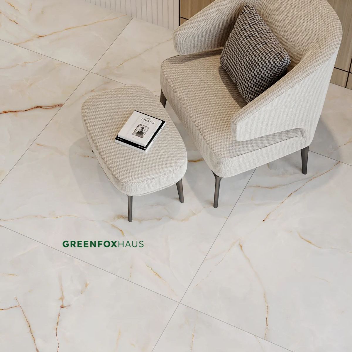 gạch lát nền trắng vân vàng kim bóng kiếng cao cấp