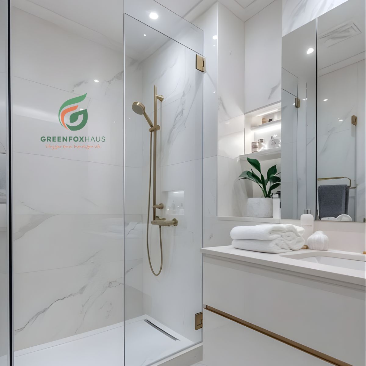 gạch ốp nhà vệ sinh 30x60 màu trắng vân marble, gạch ốp nhà tắm đẹp