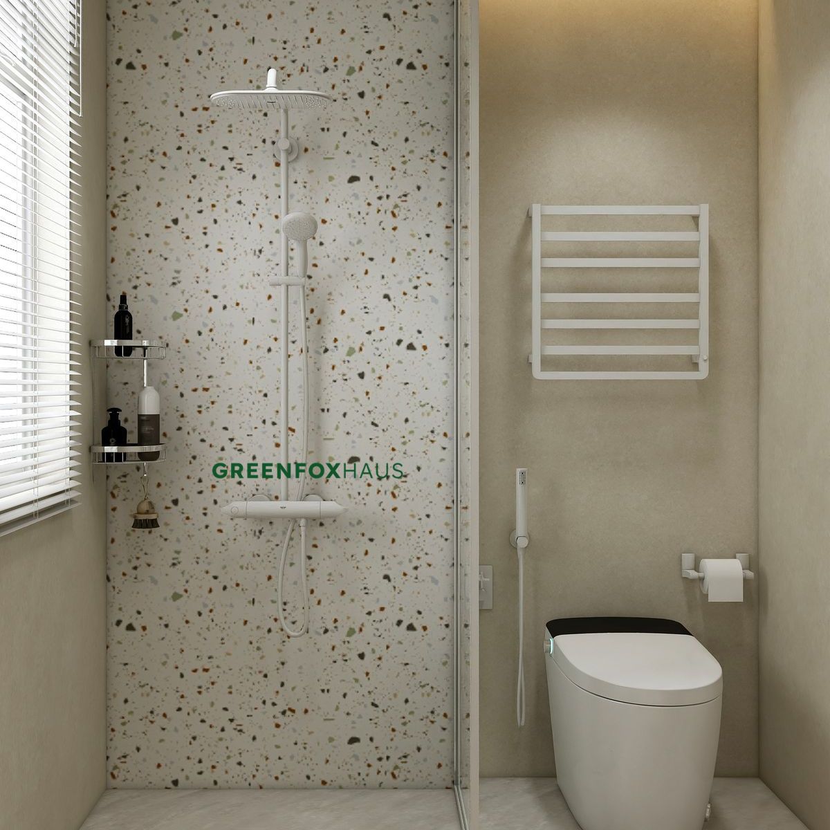 gạch ốp nhà vệ sinh 30x60 vân terrazzo, gạch ốp nhà vệ sinh đẹp