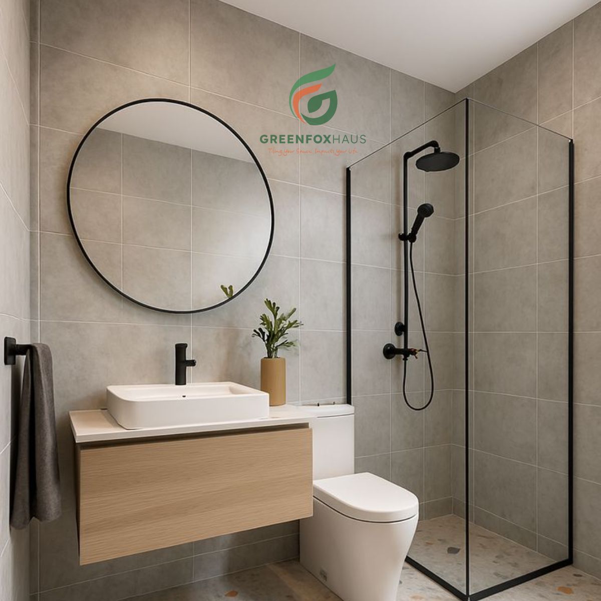 gạch ốp nhà vệ sinh 30x60 vân xi măng, gạch ốp nhà vệ sinh đẹp