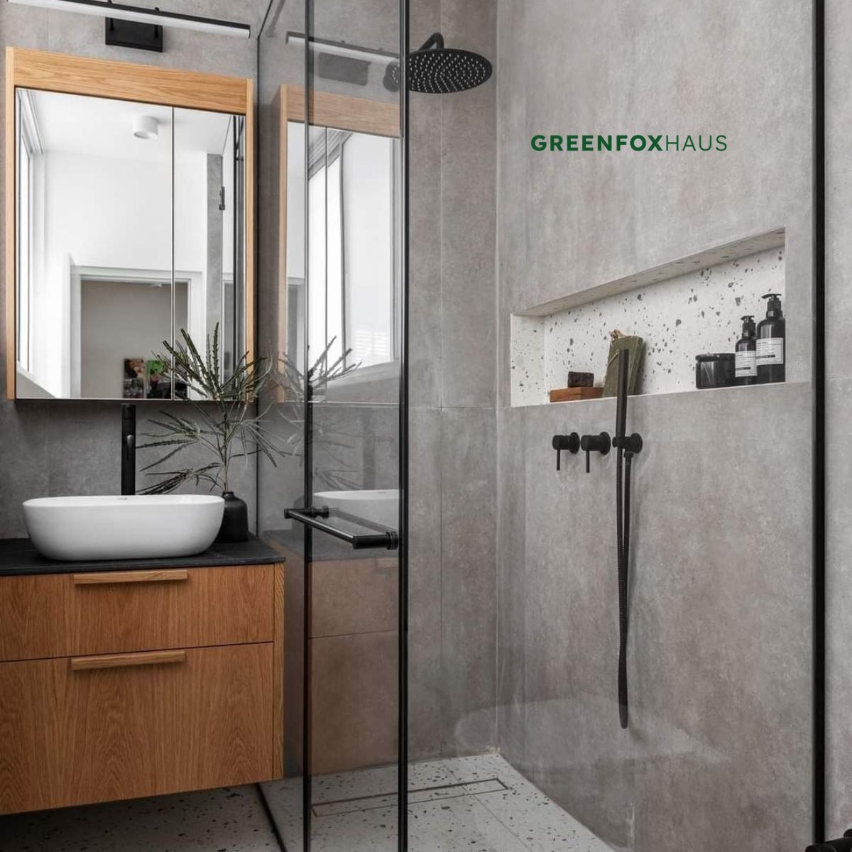 gạch ốp nhà vệ sinh 30x60 màu xám xi măng, gạch ốp tường 30x60 đẹp