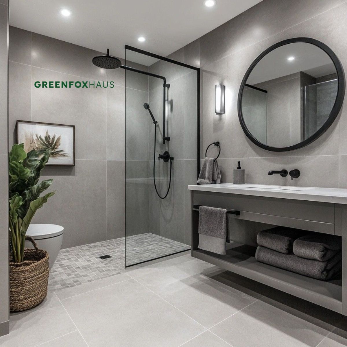 gạch ốp nhà vệ sinh 30x60 xám nhám, gạch ốp wc đẹp