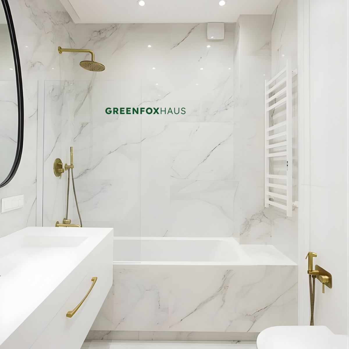 gạch ốp tường nhà vệ sinh marble trắng vân mây tự nhiên chống xước chống ẩm