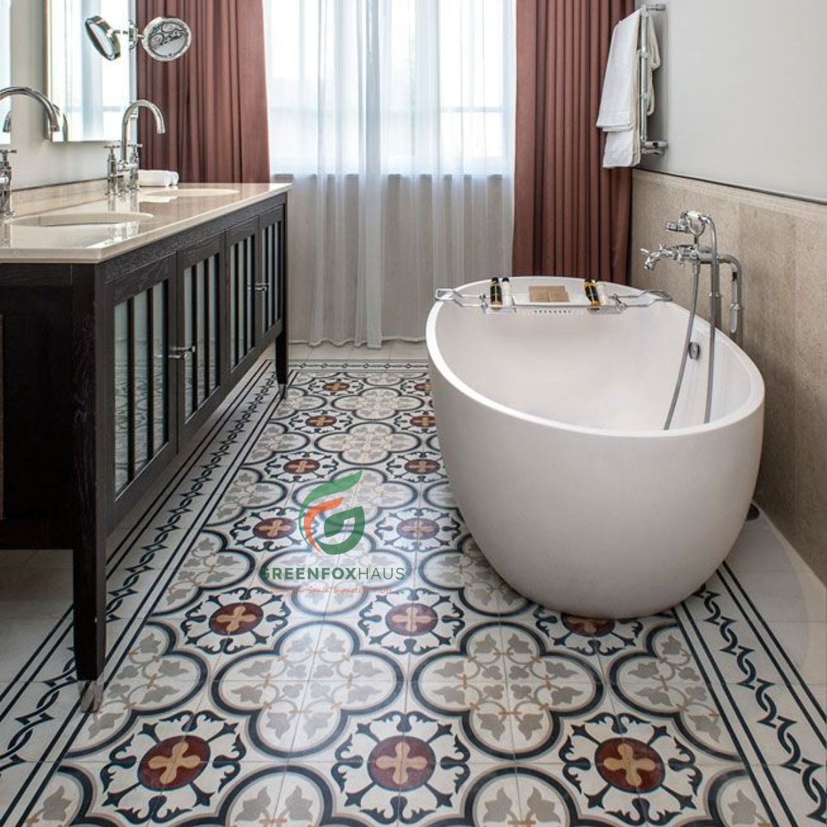 gạch bông lát nền phòng tắm vệ sinh đúng cách giữ bề mặt sáng bóng như mới