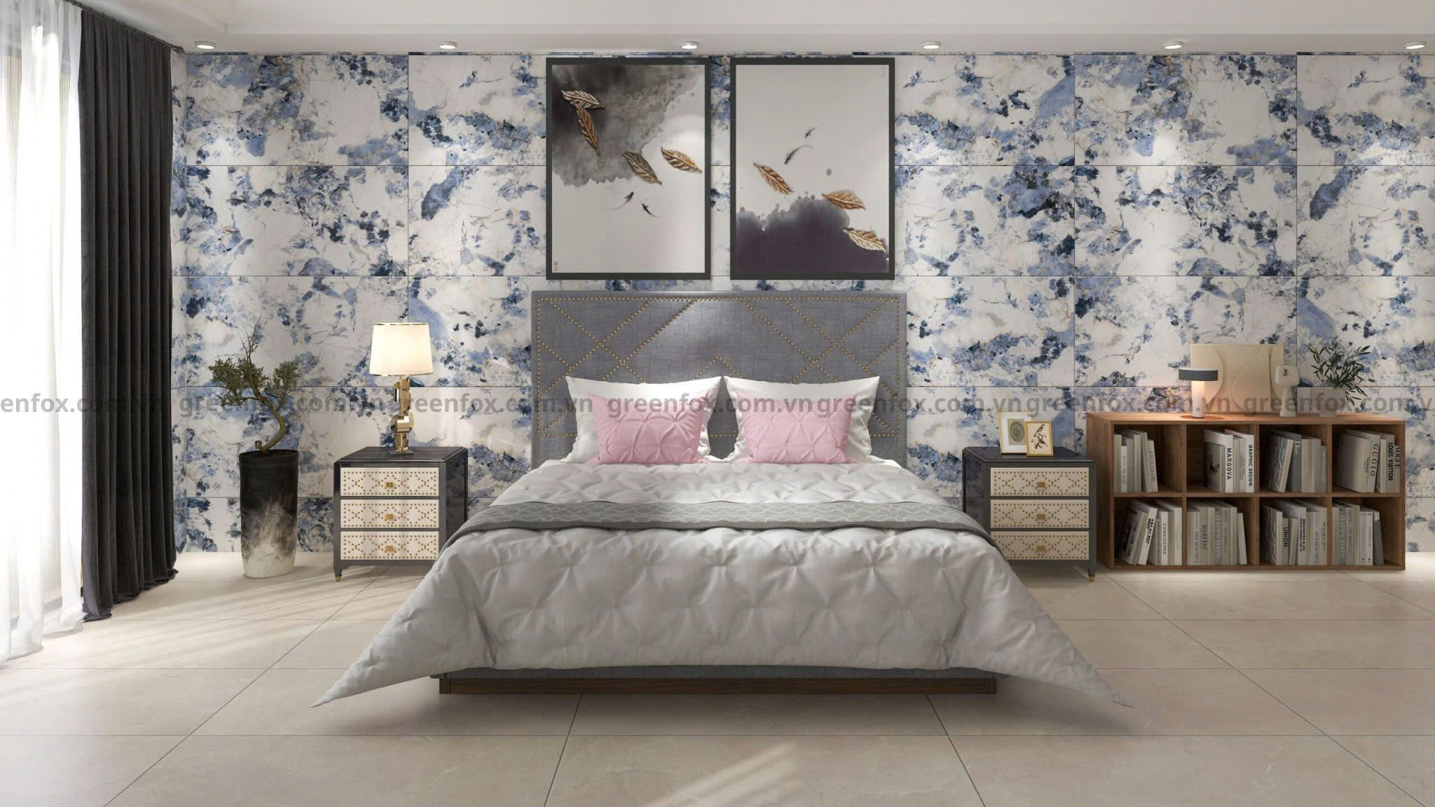 GẠCH ỐP LÁT MATT VÂN MARBLE GF52.5059 (600x1200mm)