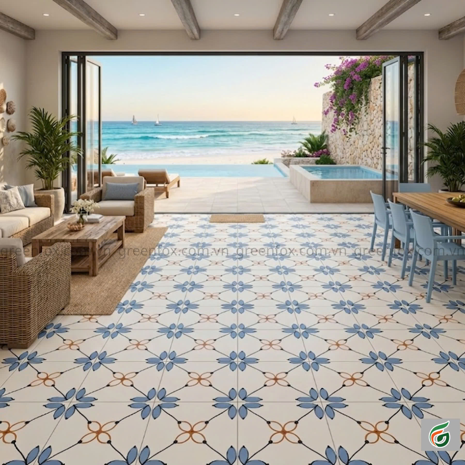 GẠCH BÔNG GF84.2216 (200x200mm)