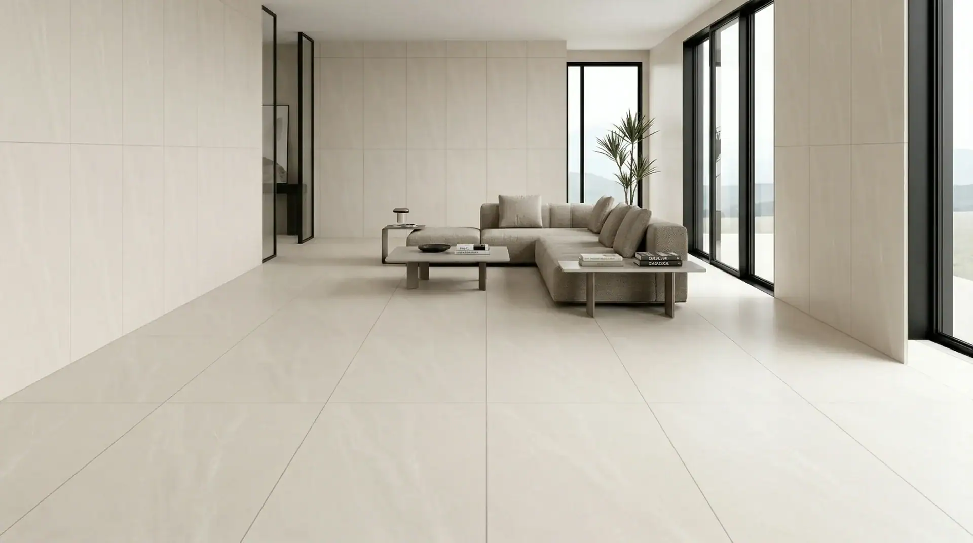 GẠCH ỐP LÁT MATT VÂN ĐÁ MÀU KEM SÁNG GF84.NLA018KP (600x1200mm)