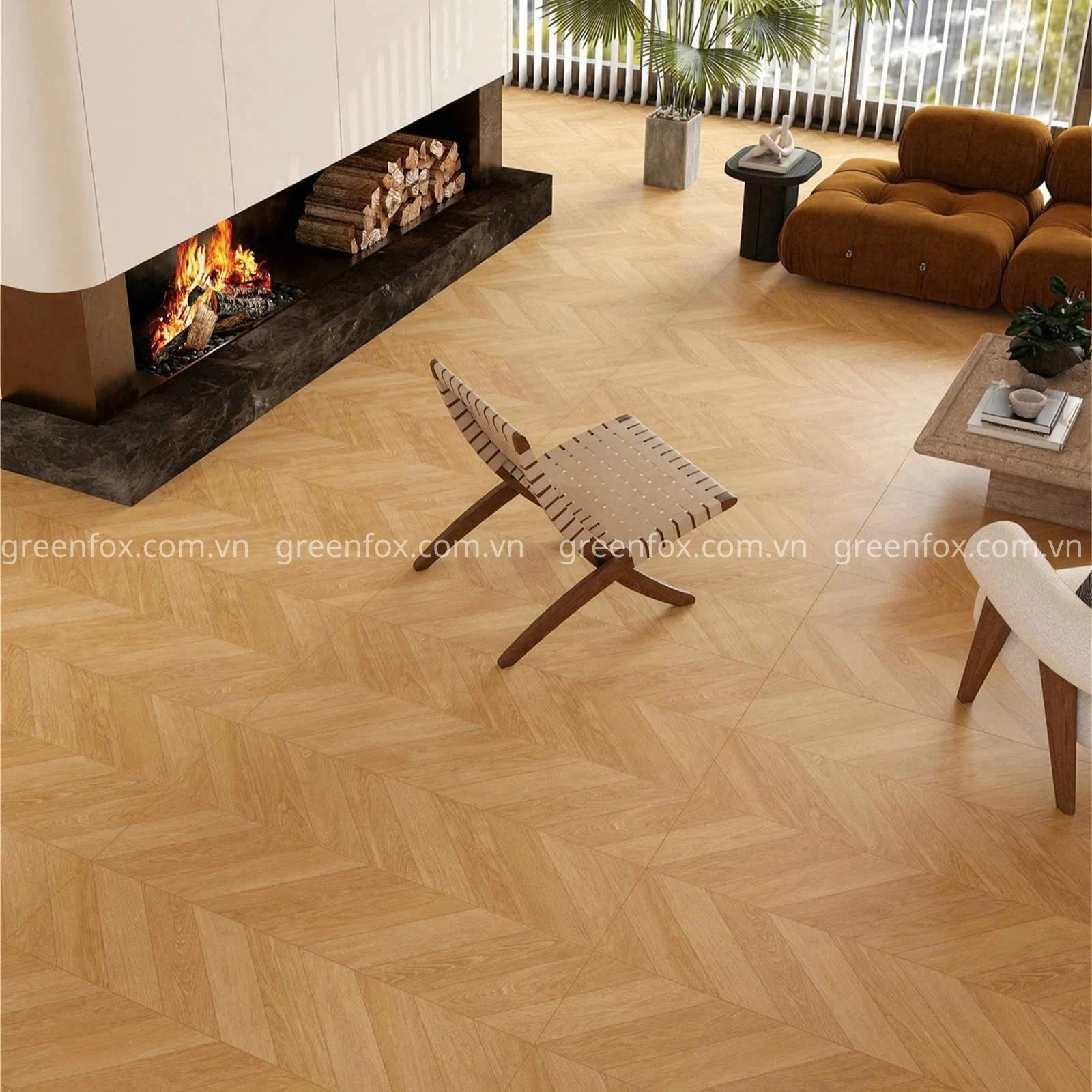 GẠCH ỐP LÁT GIẢ VÂN GỖ MATT GF7.W02 (600x1200mm)