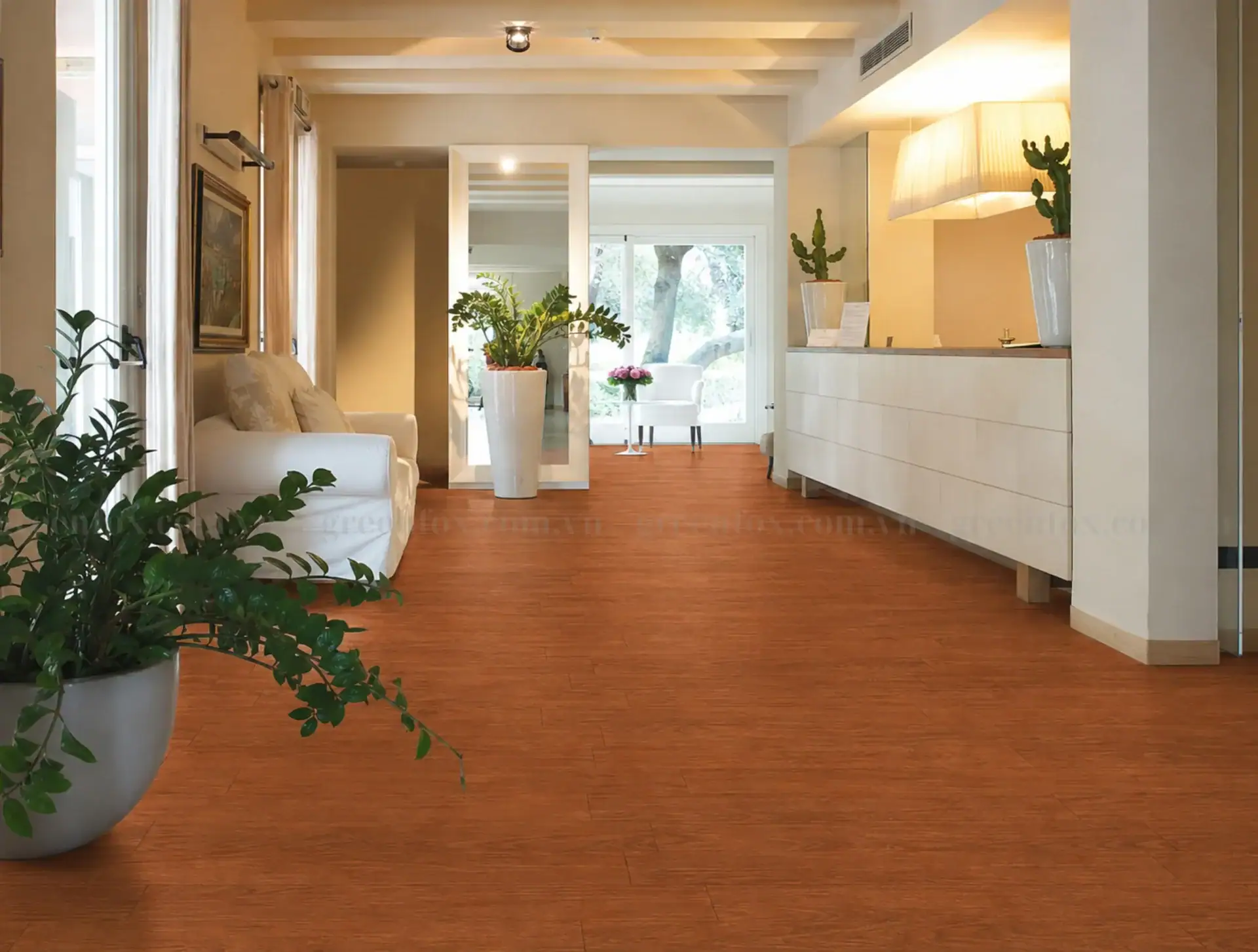 GẠCH LÁT NỀN MATT VÂN GỖ MÀU GỖ ĐỎ GF7.010 (200x1000mm)