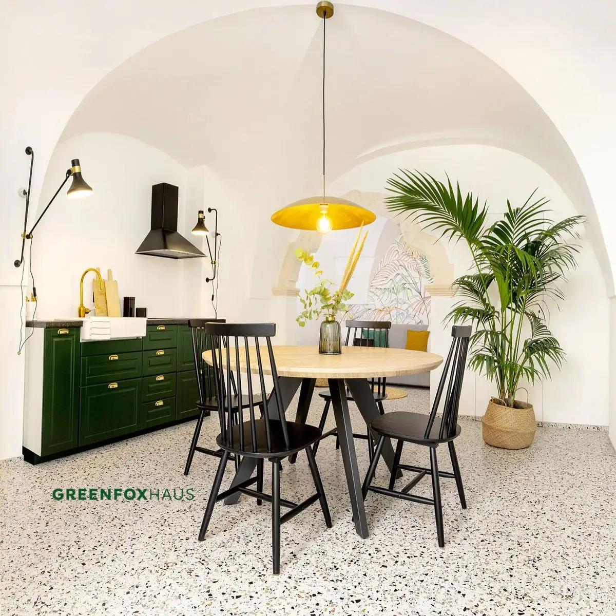 Kỹ thuật phối keo chà ron khít liền mạch cho sàn gạch terrazzo 600x600 phòng ăn hiện đại