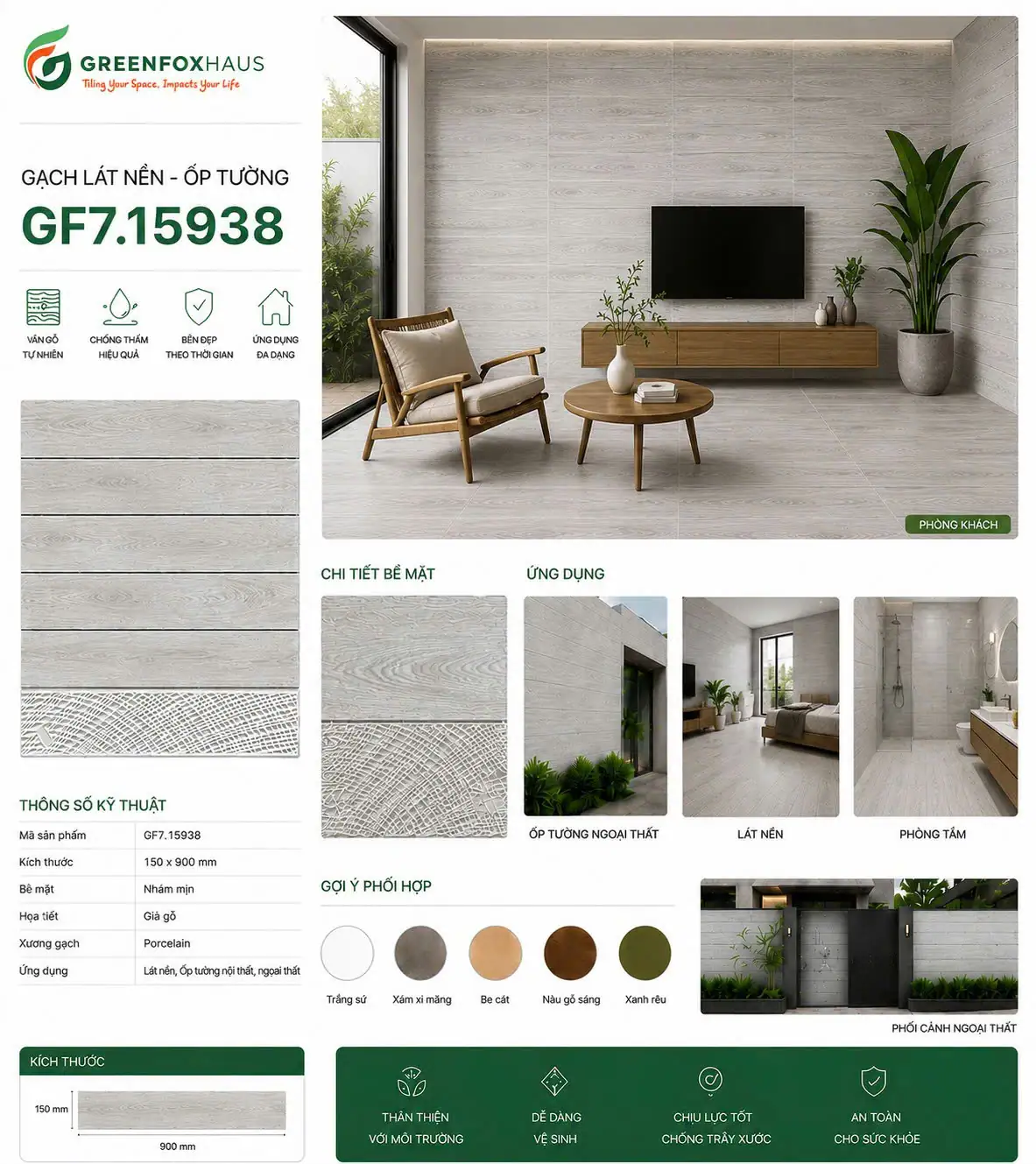 Mã gạch GF7.15938 (150x900mm) màu xám