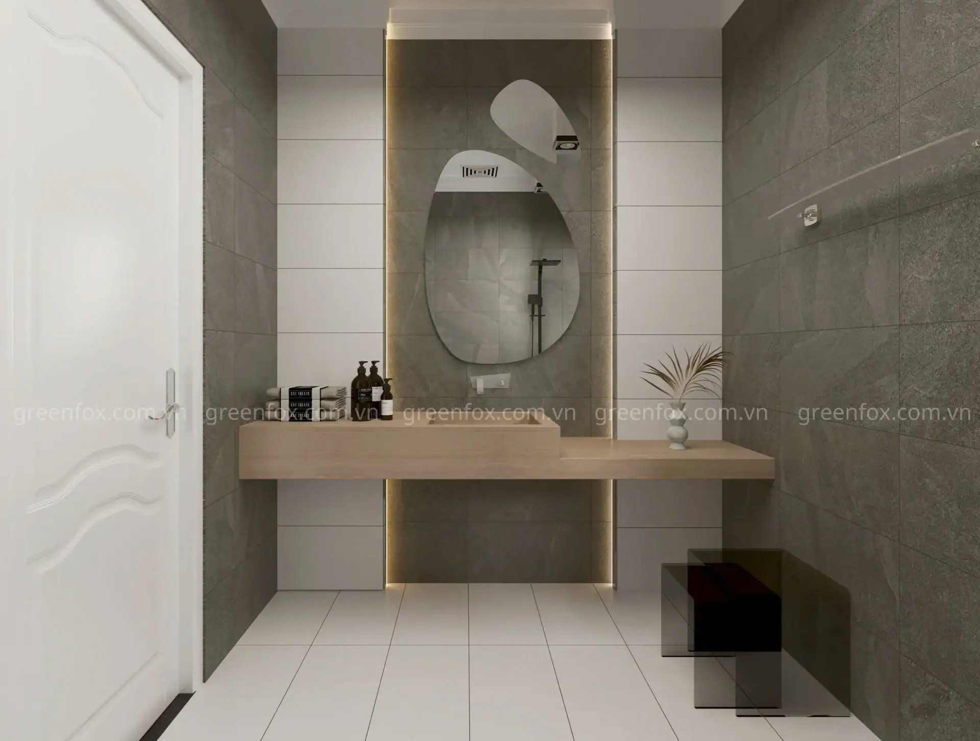 Gạch ốp lát Matt màu White - GF87.G.WHITE (300x600mm)