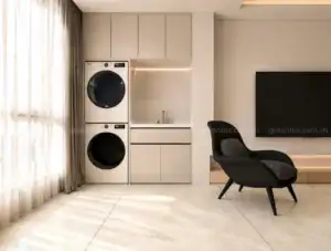 Gạch ốp lát Porcelain Matt vân Giả Đá màu Vàng Kem - GF5.26252 (600x1200mm)