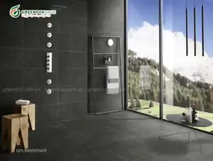 GẠCH ỐP LÁT MATT VÂN GIẢ ĐÁ MÀU XÁM ĐẬM GF5.BR6005NSR (600X600MM)