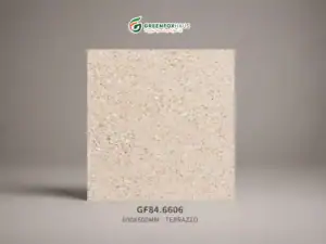 GẠCH ỐP LÁT PORCELAIN VÂN TERRAZZO MÀU BE GF84.6606 (600X600MM)