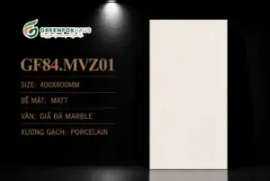 GẠCH ỐP LÁT MATT VÂN GIẢ ĐÁ MARBLE GF84.MVZ01 (400X800MM)