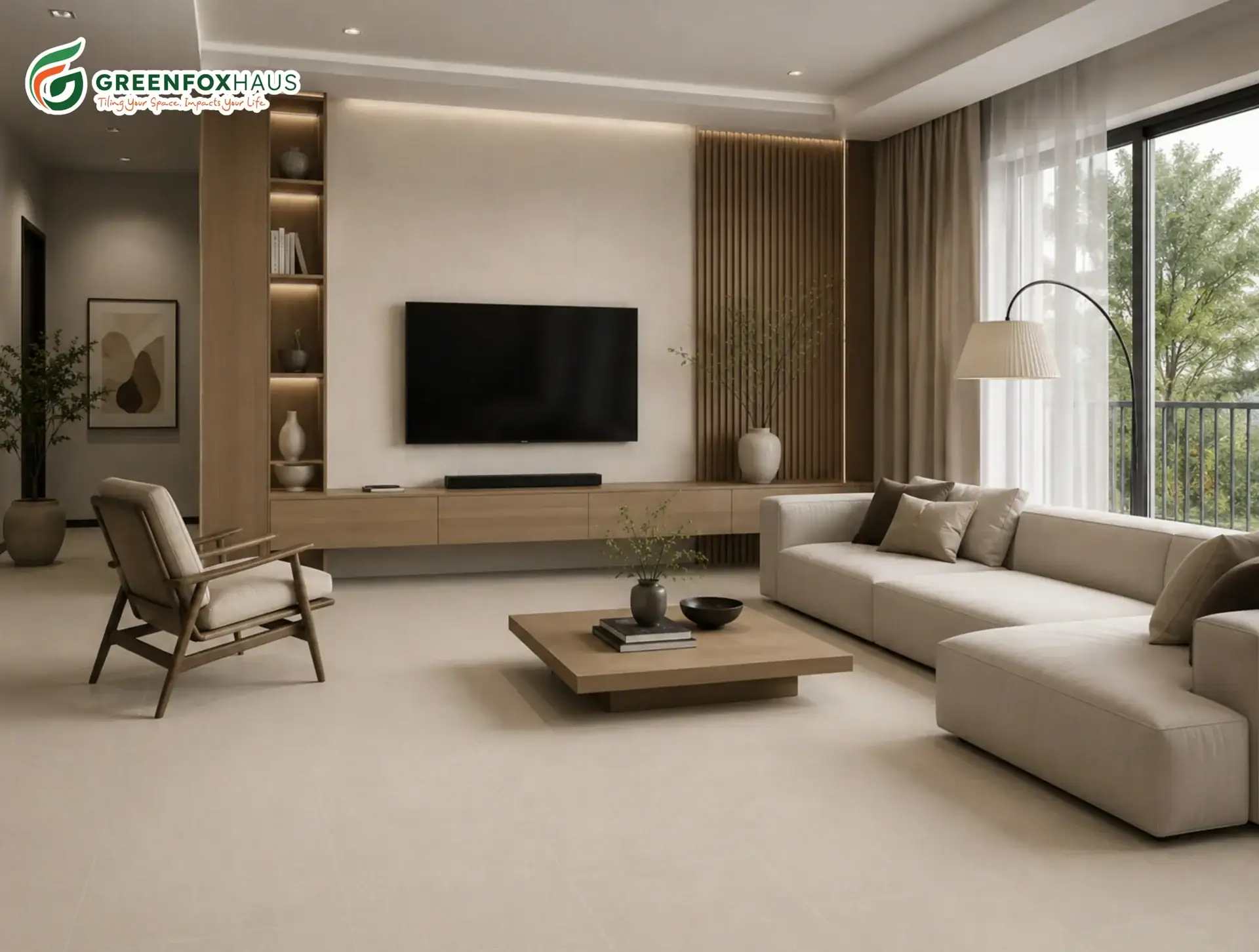 Gạch ốp lát Matt màu Trắng Kem GF85.096KC.A (300x600mm)