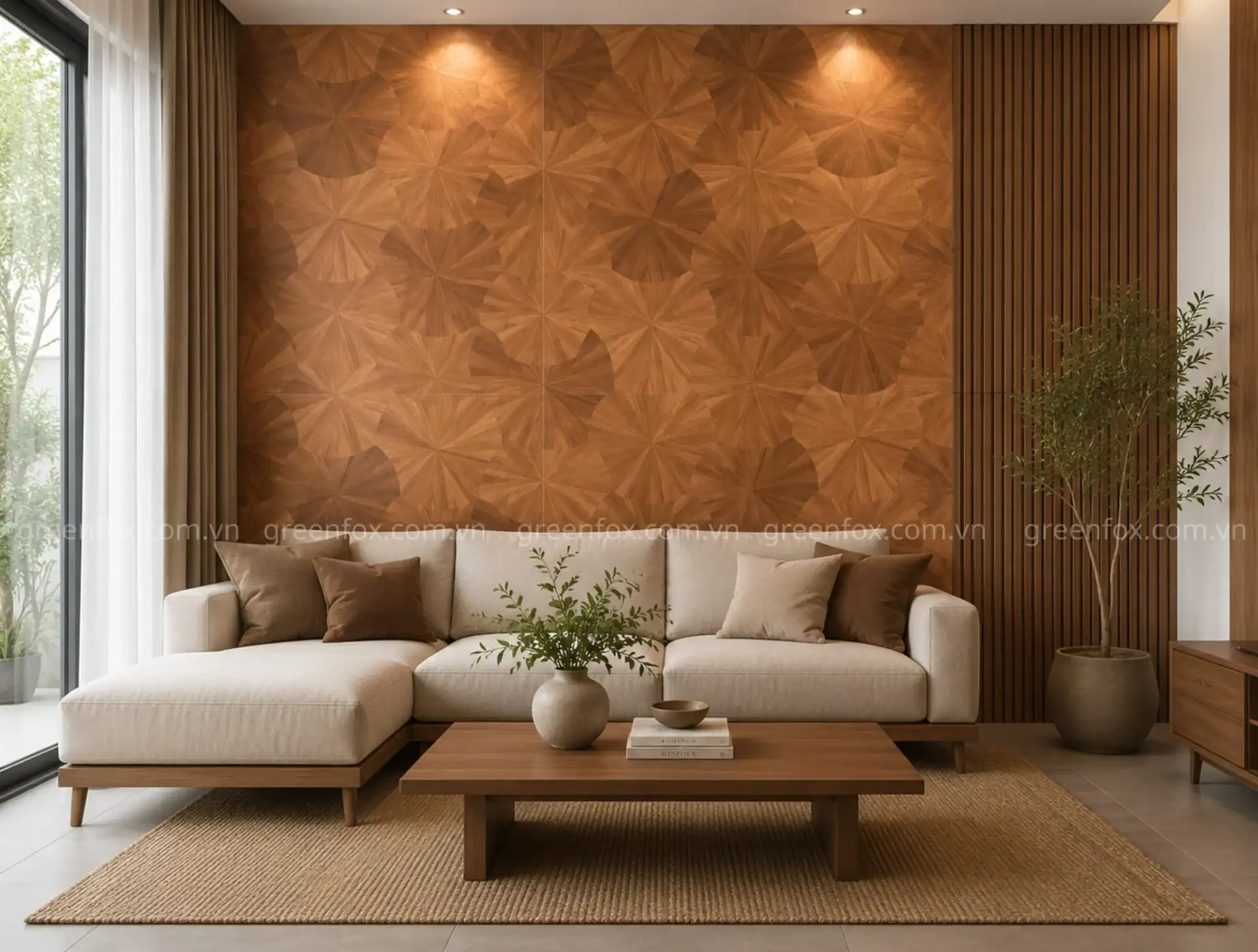 GẠCH ỐP LÁT PORCELAIN VÂN GỖ HOA SEN GF86.HY07 (600x1200MM)