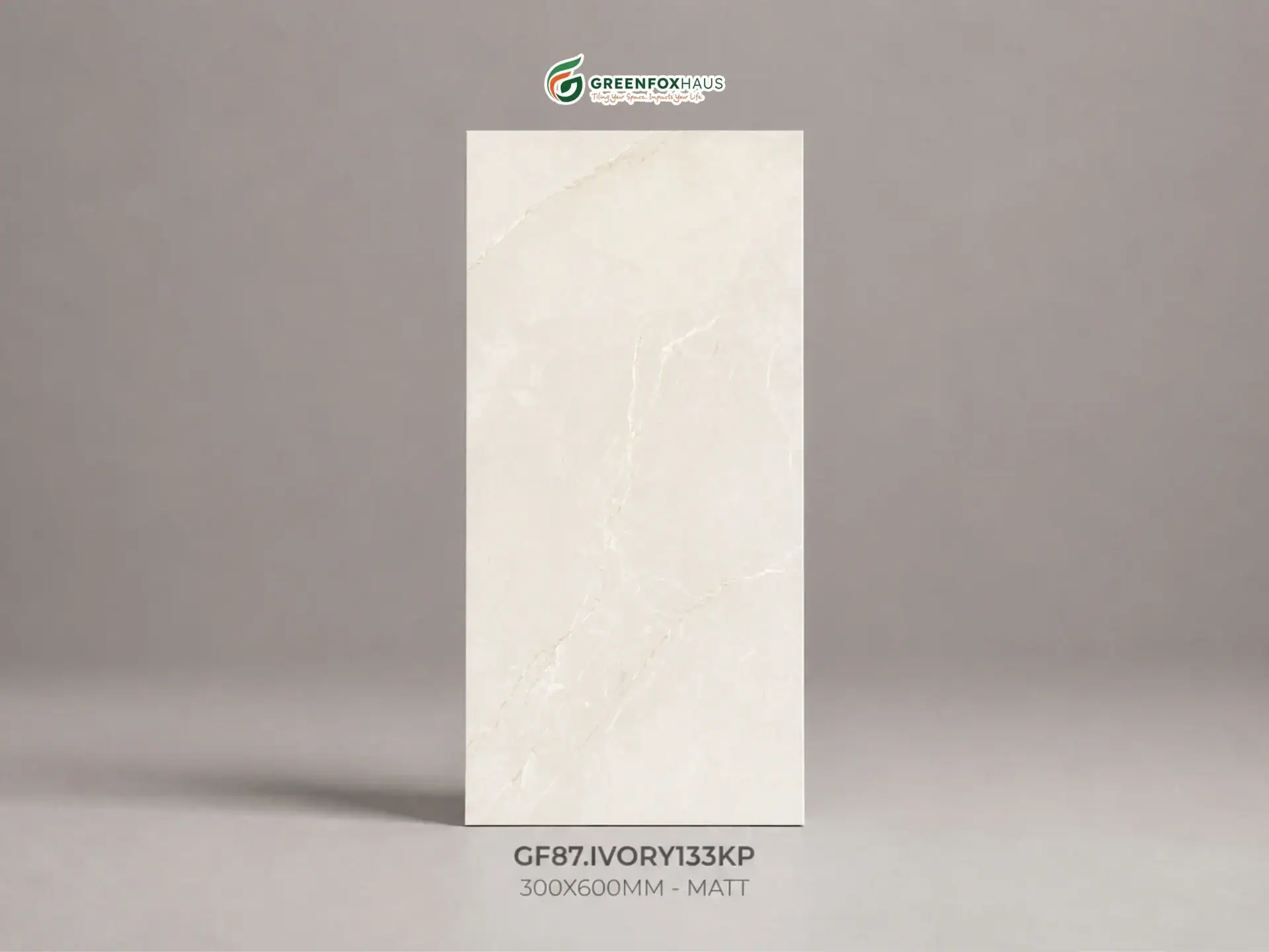 Alternative view of GẠCH ỐP LÁT PORCELAIN VÂN ĐÁ MÀU IVORY GF87.IVORY133KP (300X600MM)